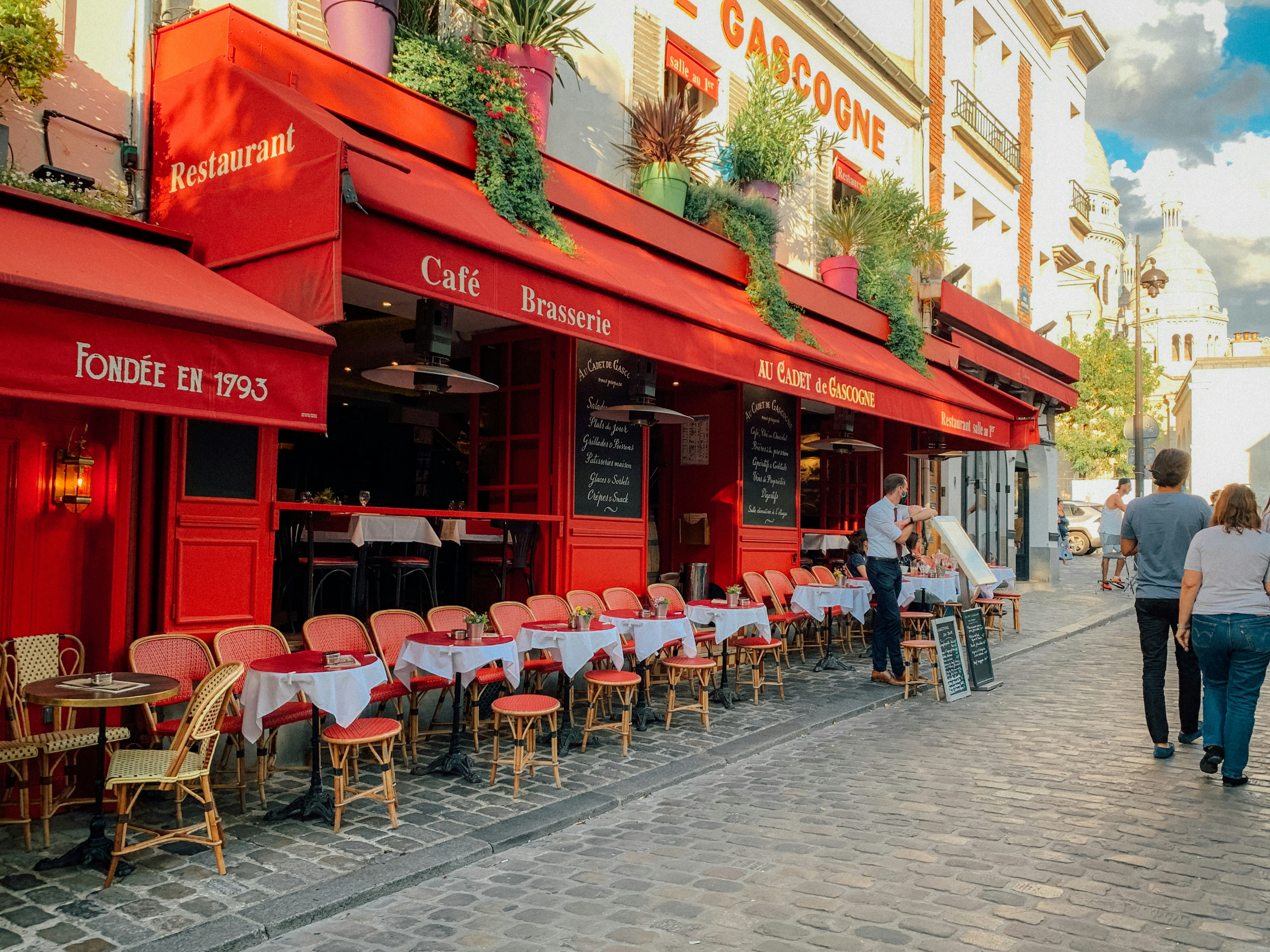 Gezellig Frans restaurant met terras